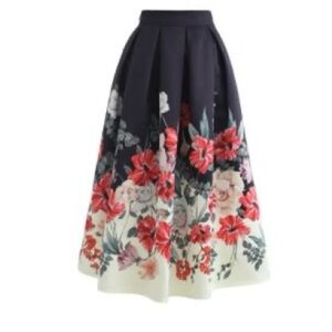 NEW WITH TAGS Chicwish A line midi skirt